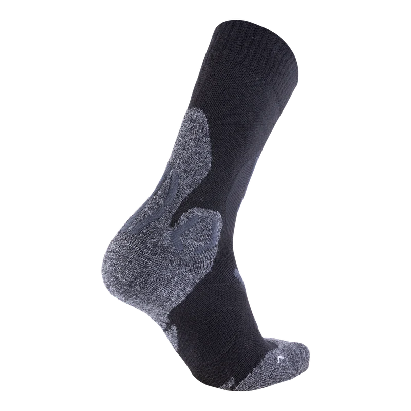 Trekking Cool Merino Man Black Grey Melange Herren Wandersocken