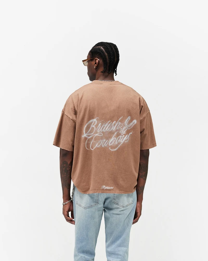 British Cowboys T-Shirt - Dusty Brown
