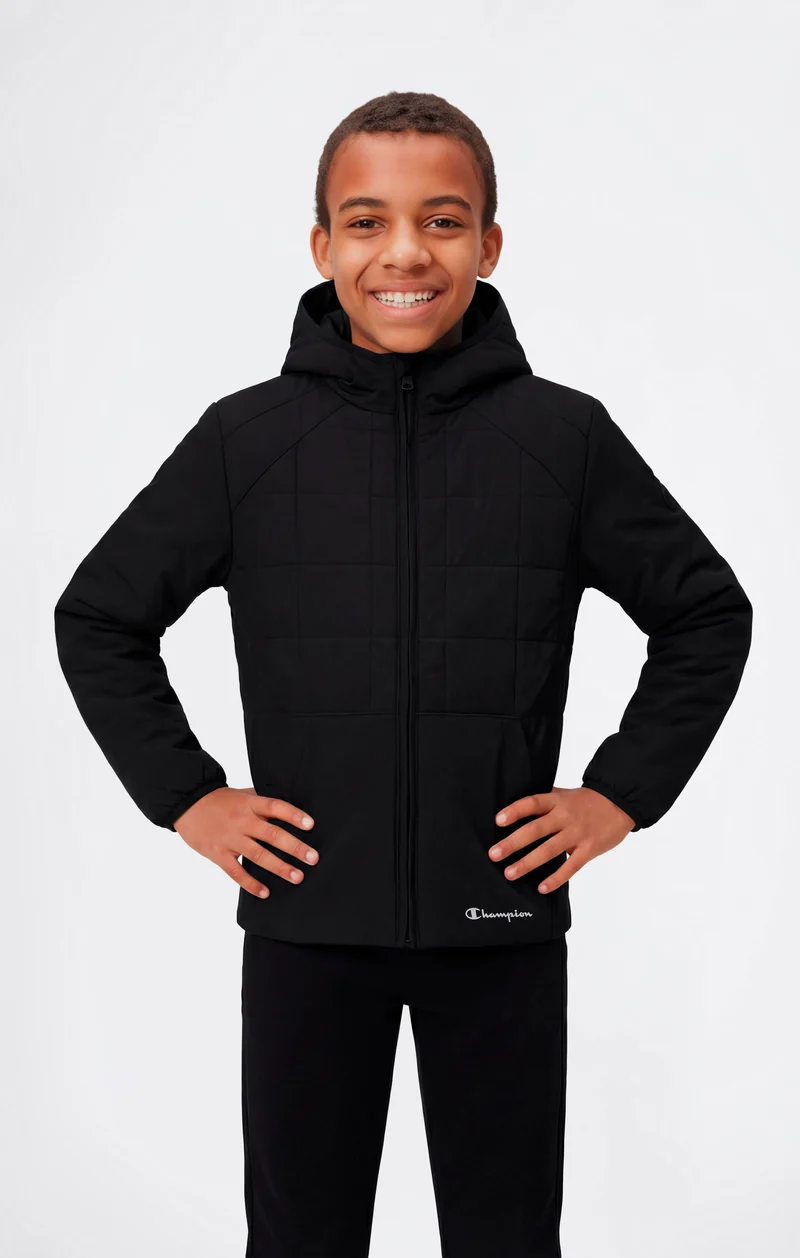 Boys’ Padded Full Zip Hooded Jacket