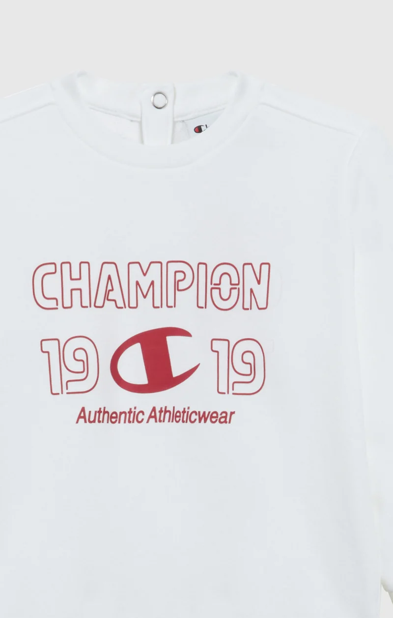 Baby Crewneck Sweatshirt and Pants Tracksuit with Graphic