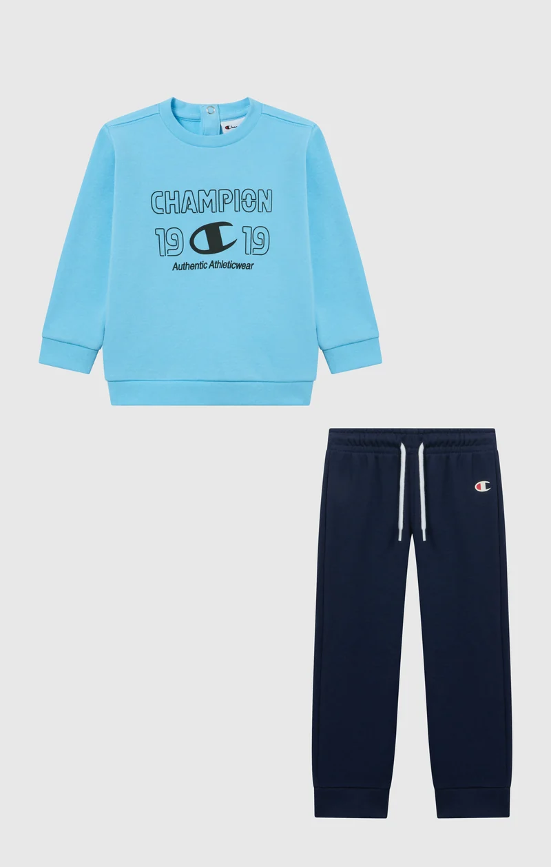 Baby Crewneck Sweatshirt and Pants Tracksuit with Graphic