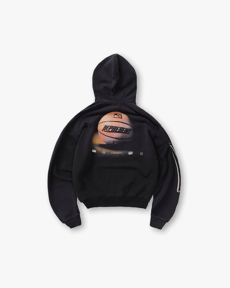 Represent X Puma Hoodie - Puma Black