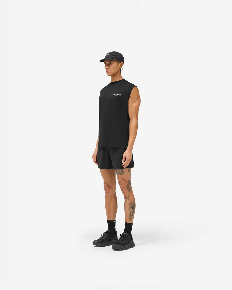Team 247 Oversized Tank - Jet Black