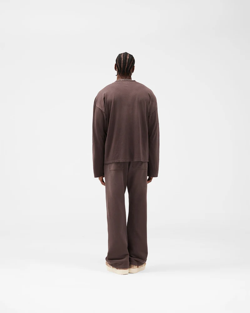 EngLAnd Long Sleeve T-Shirt - Washed Brown