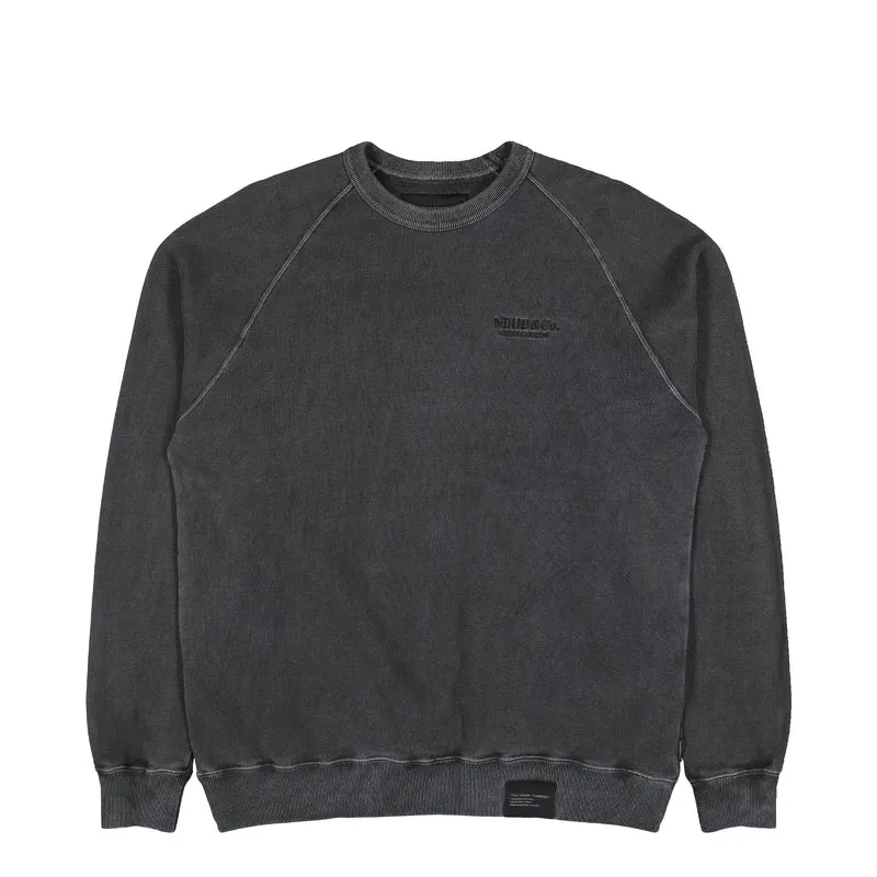 Pigment Dyed Sweat Shirt LS