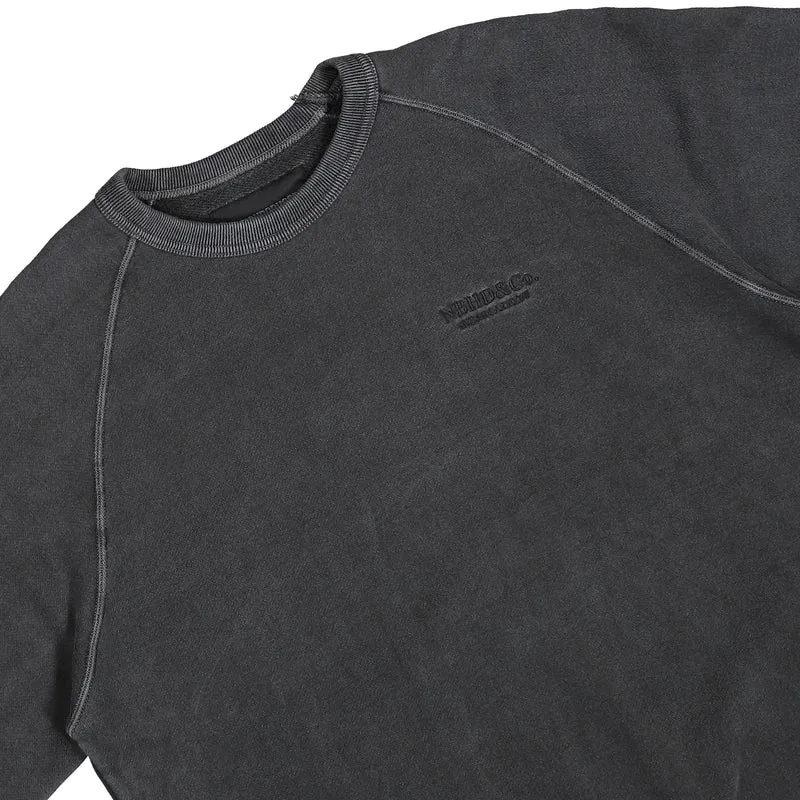 Pigment Dyed Sweat Shirt LS