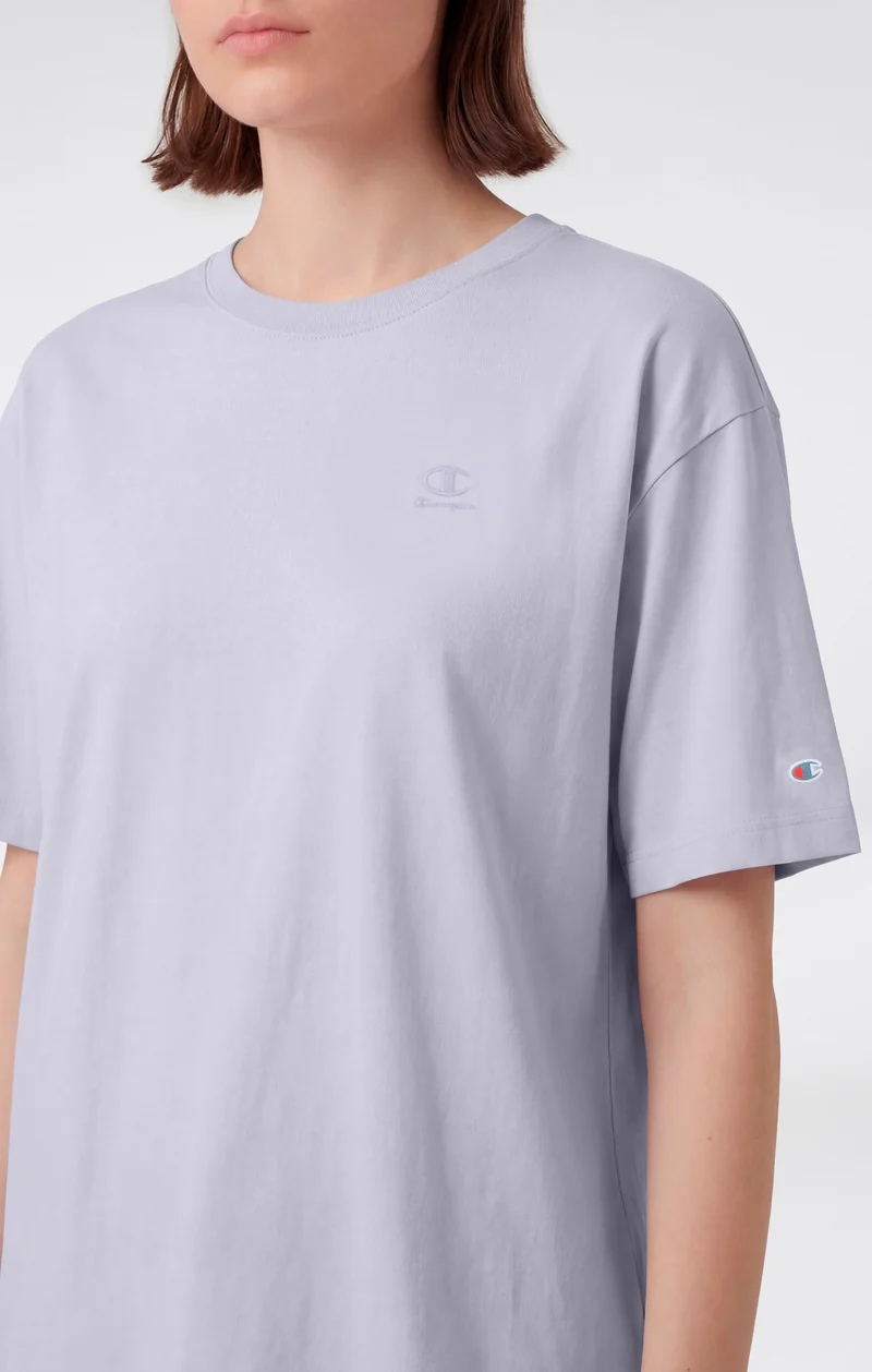 Women’s Washed Effect Crewneck T-Shirt Icons