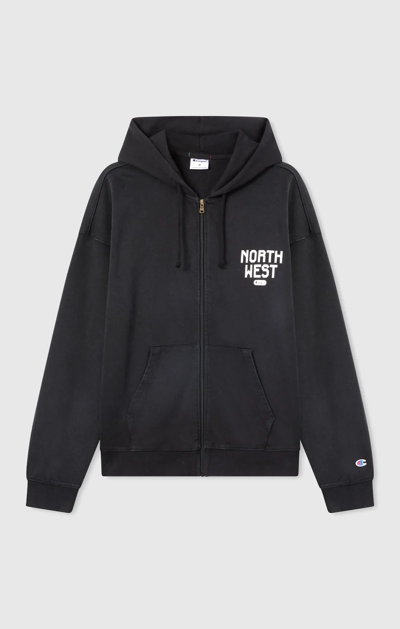 Men’s East West Full Zip Hooded Sweatshirt