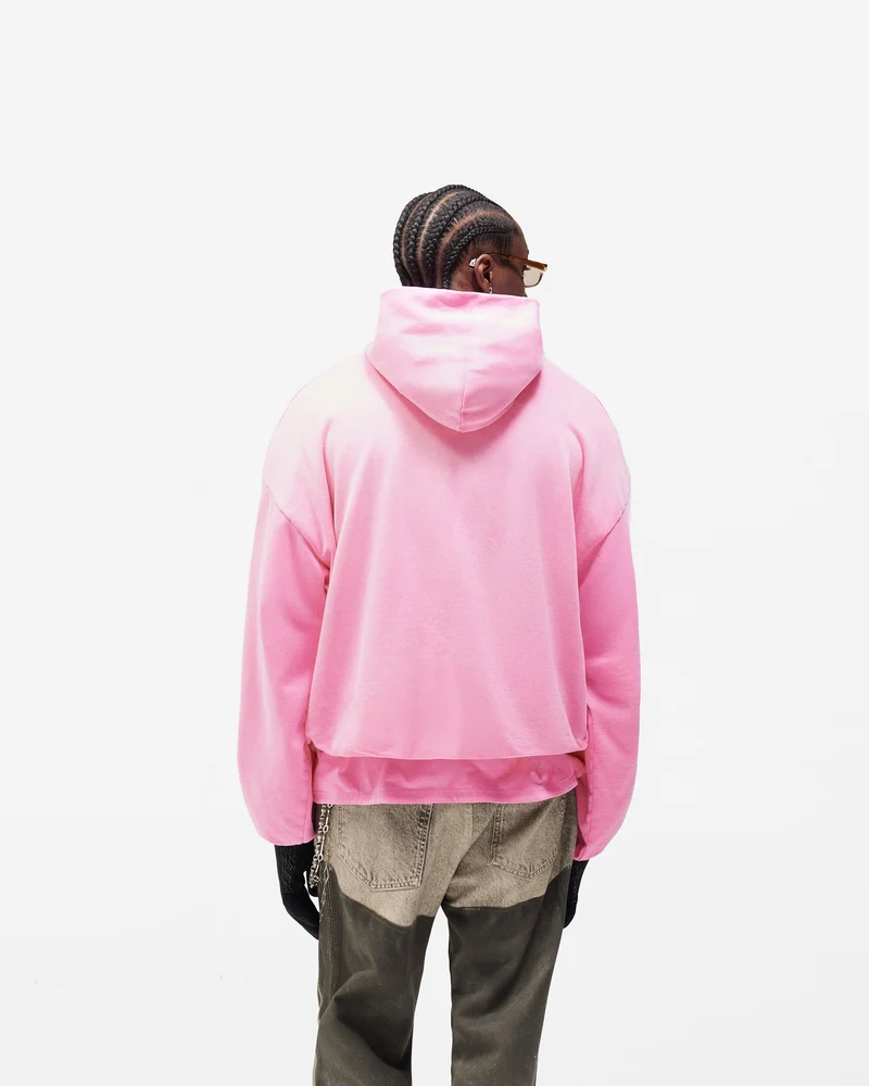 Dual Layer Script Hoodie - Candy
