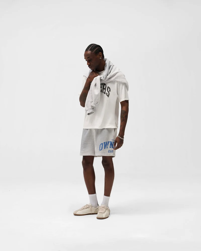 Represent Owners Club Shorts - Sprayed Ice Grey Marl
