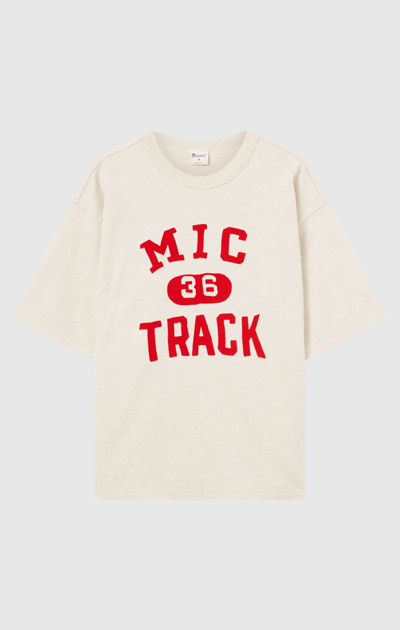 Men’s Collegiate-Inspired Crewneck T-Shirt Time Capsule