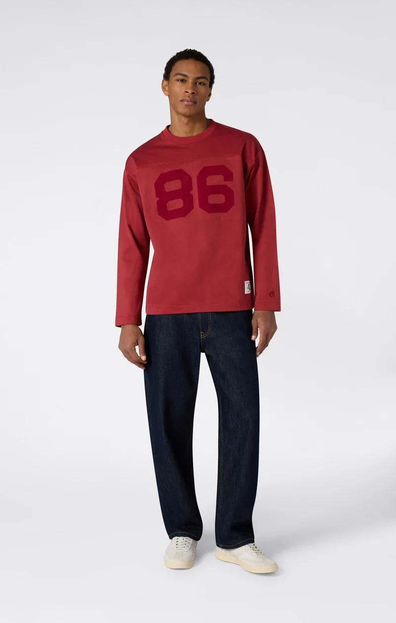 Men’s Long Sleeve Football-Inspired T-Shirt Time Capsule
