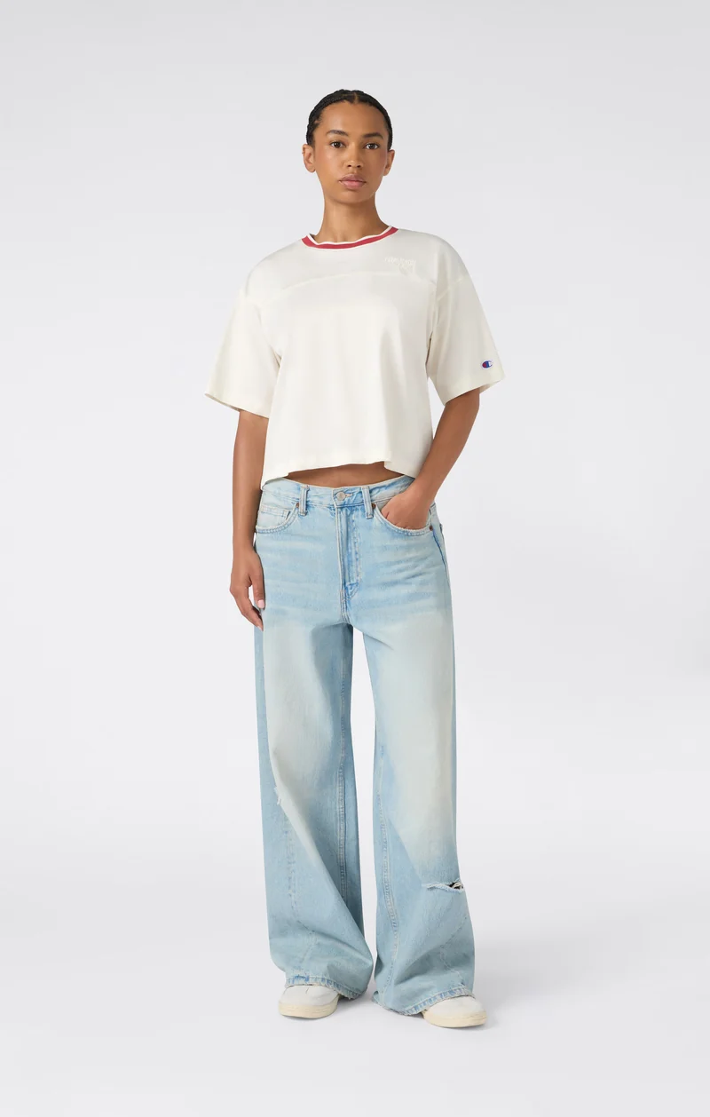 Women’s Crewneck T-Shirt with Number Graphic