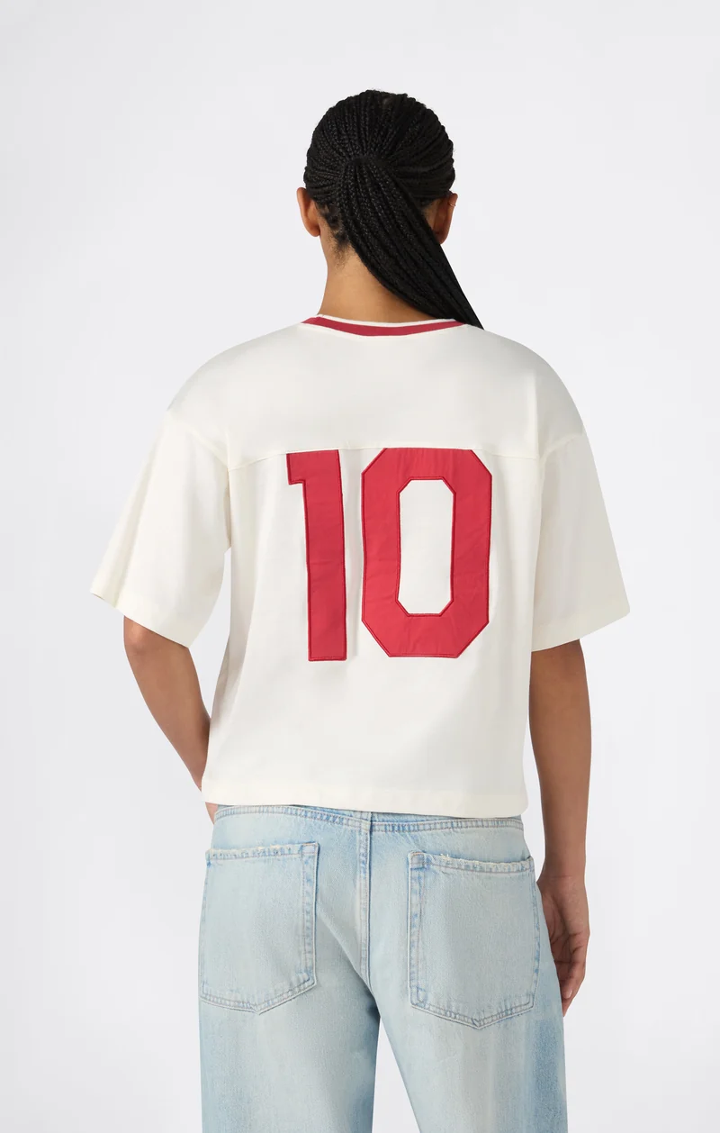 Women’s Crewneck T-Shirt with Number Graphic