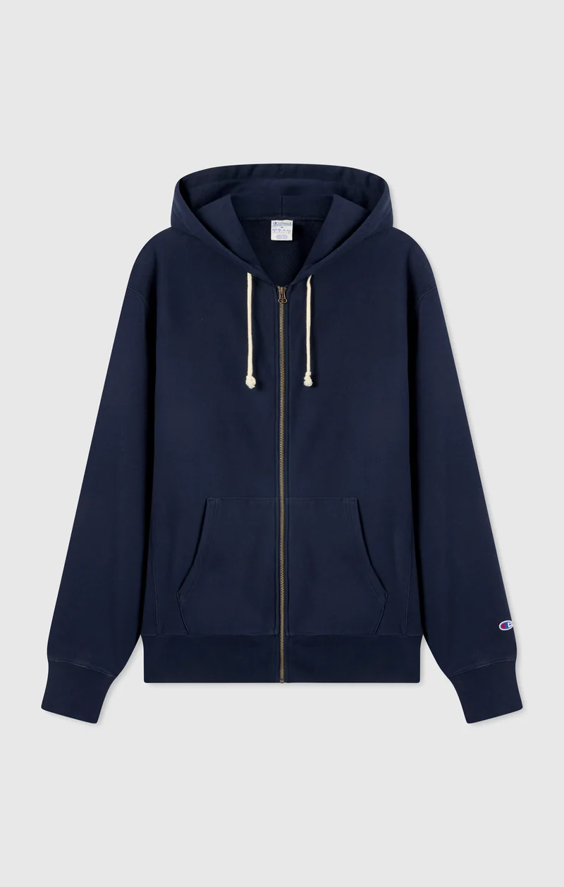 Men’s Full Zip Hoodie Sweatshirt Reverse Weave