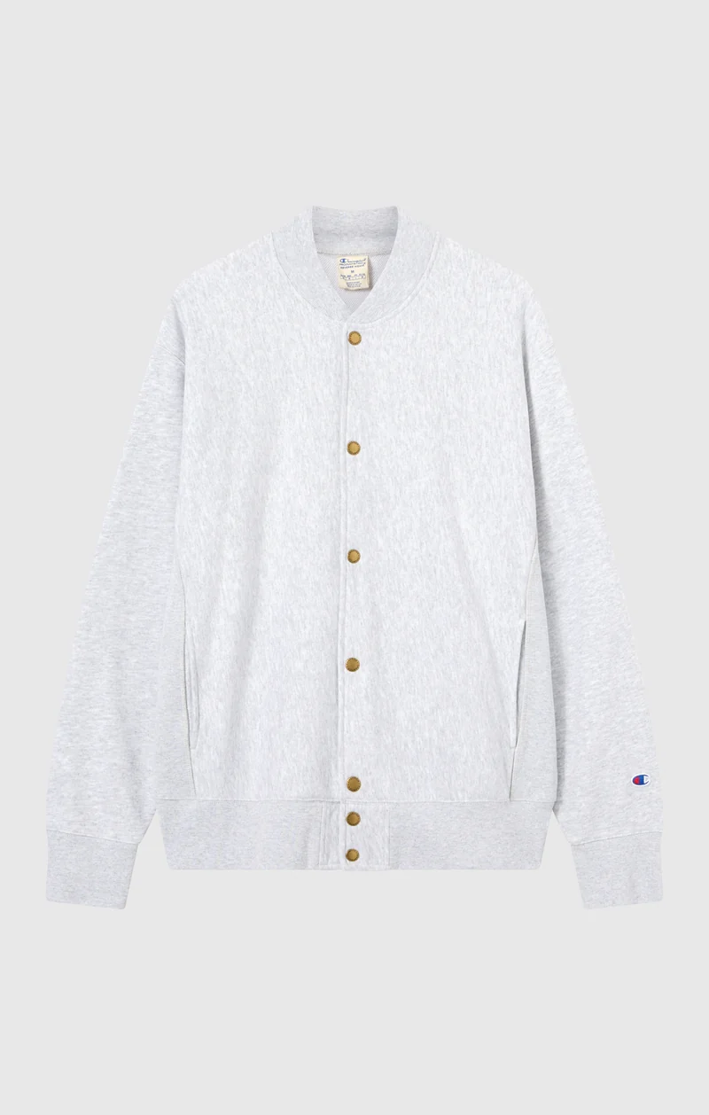 Men’s Lightweight Reverse Weave Bomber Sweatshirt