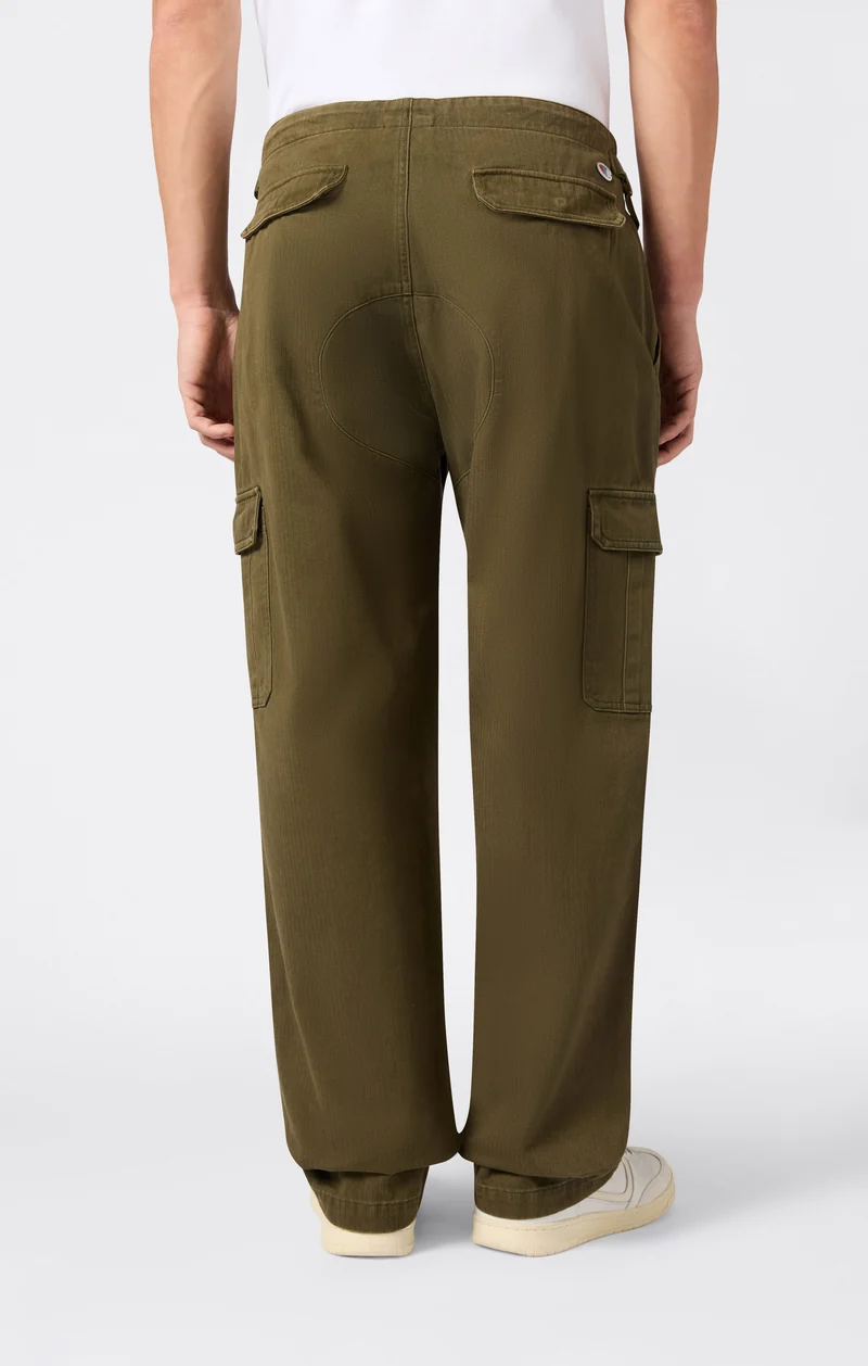 Men’s Woven Cargo Straight Hem Pants