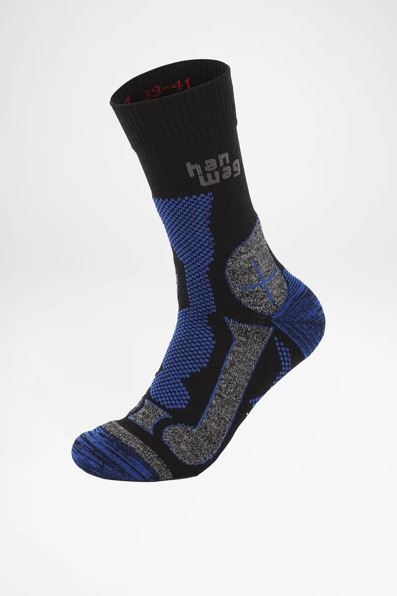 Merino Trek Unisex (Black/Royal Blue)