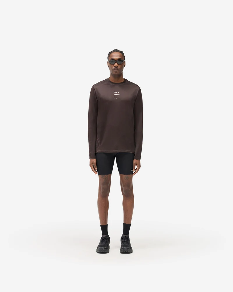 247 Trail Long Sleeve T-Shirt - Chocolate