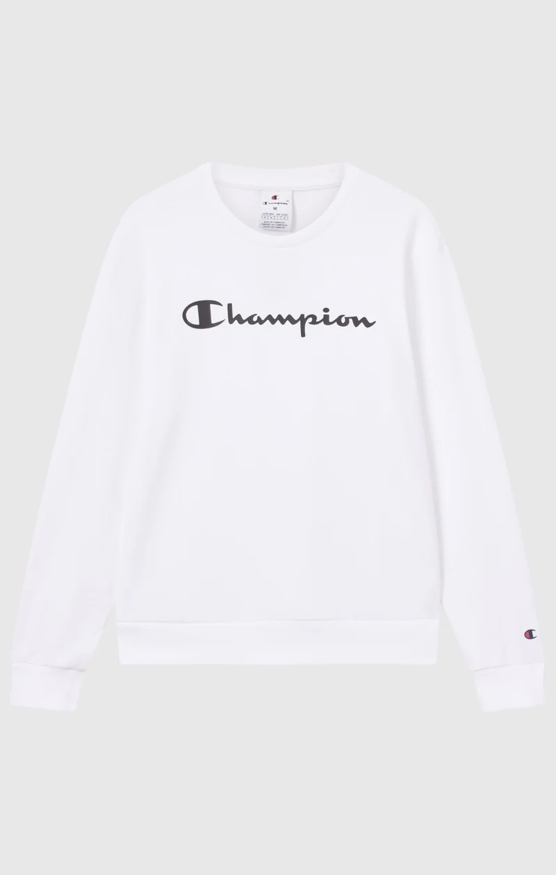 Men’s Lightweight Crewneck Sweatshirt with Maxi Printed Logo