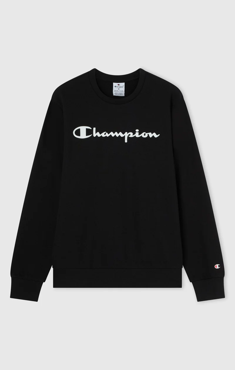 Men’s Lightweight Crewneck Sweatshirt with Maxi Printed Logo