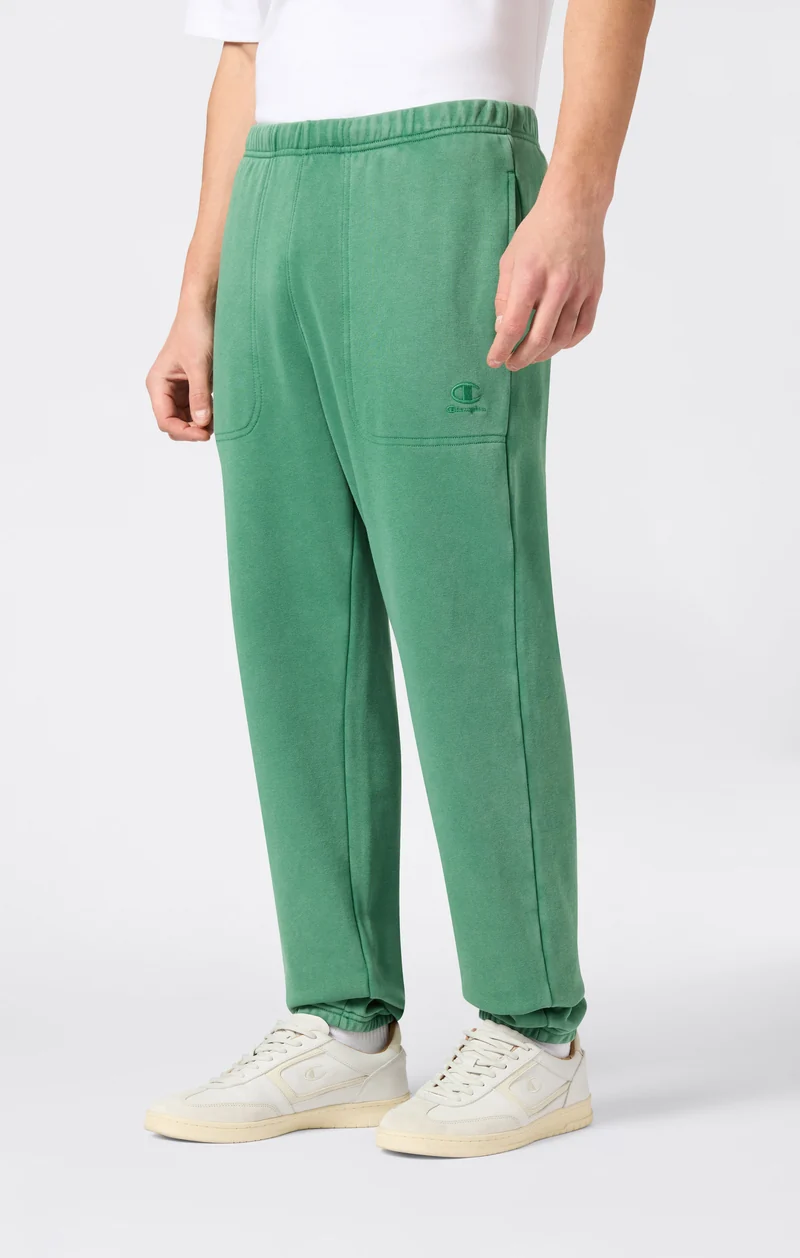 Men’s Elasticated Pants with Washed Effect Icons