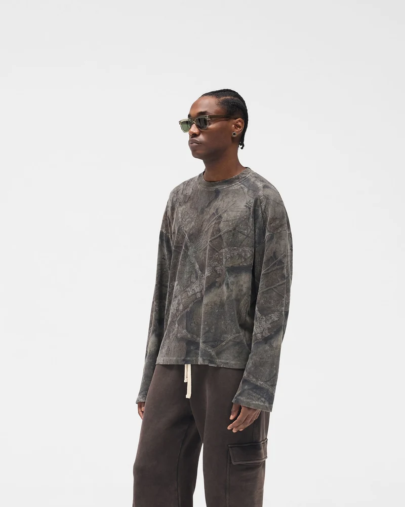 Initial Overdye Realtree® Long Sleeve T-Shirt - Overdyed Black