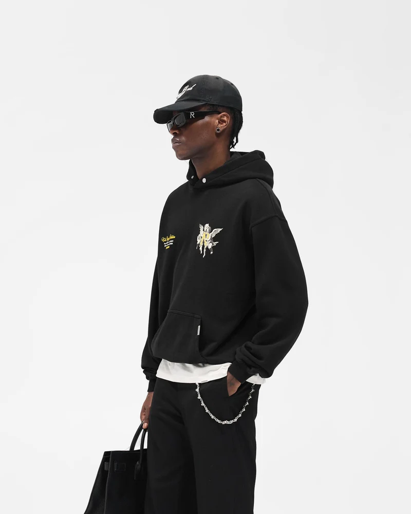 Legacy Cherubs Hoodie - Jet Black