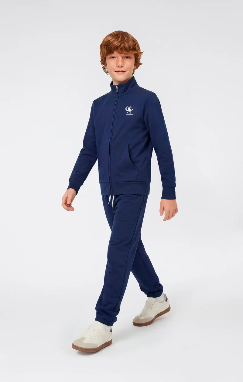 Boys’ Full Zip Sweatshirt and Pants Tracksuit with Graphic