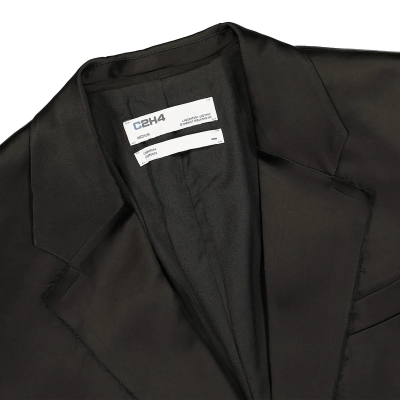 Inside-Out Panelled Smoke Tailored Jacket