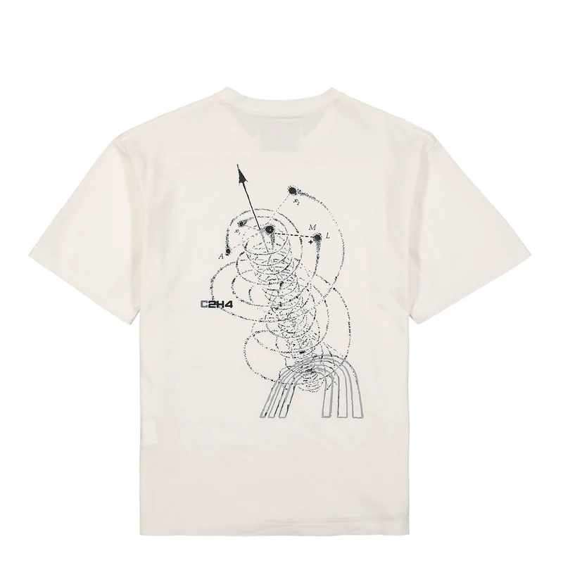 Spiral Interspace Print T-Shirt
