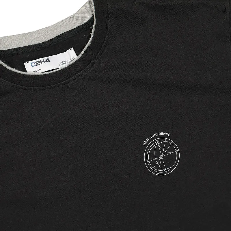 Multi Existence Print Layered T-Shirt