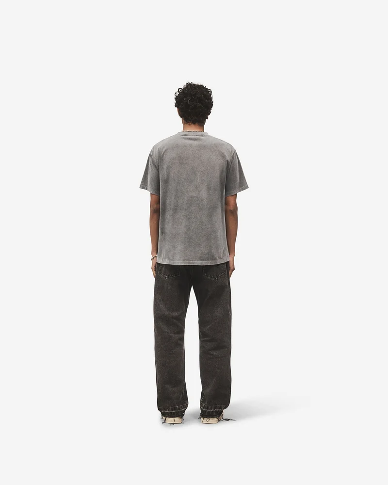 Metal Initial R T-Shirt - Vintage Grey