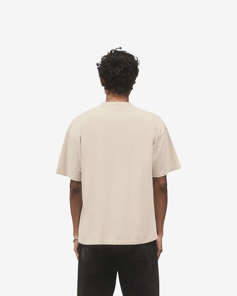 Metal Block Logo T-Shirt - Concrete