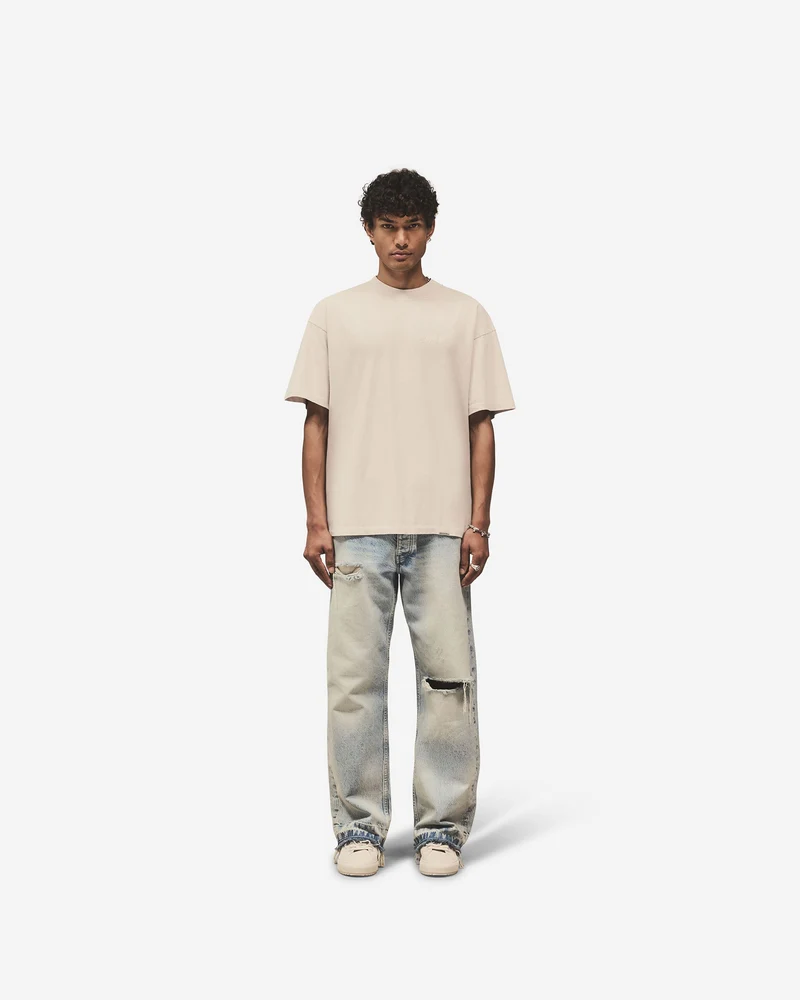 Script Logo T-Shirt - Concrete