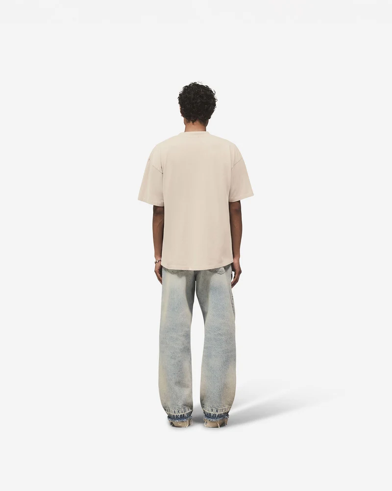 Script Logo T-Shirt - Concrete
