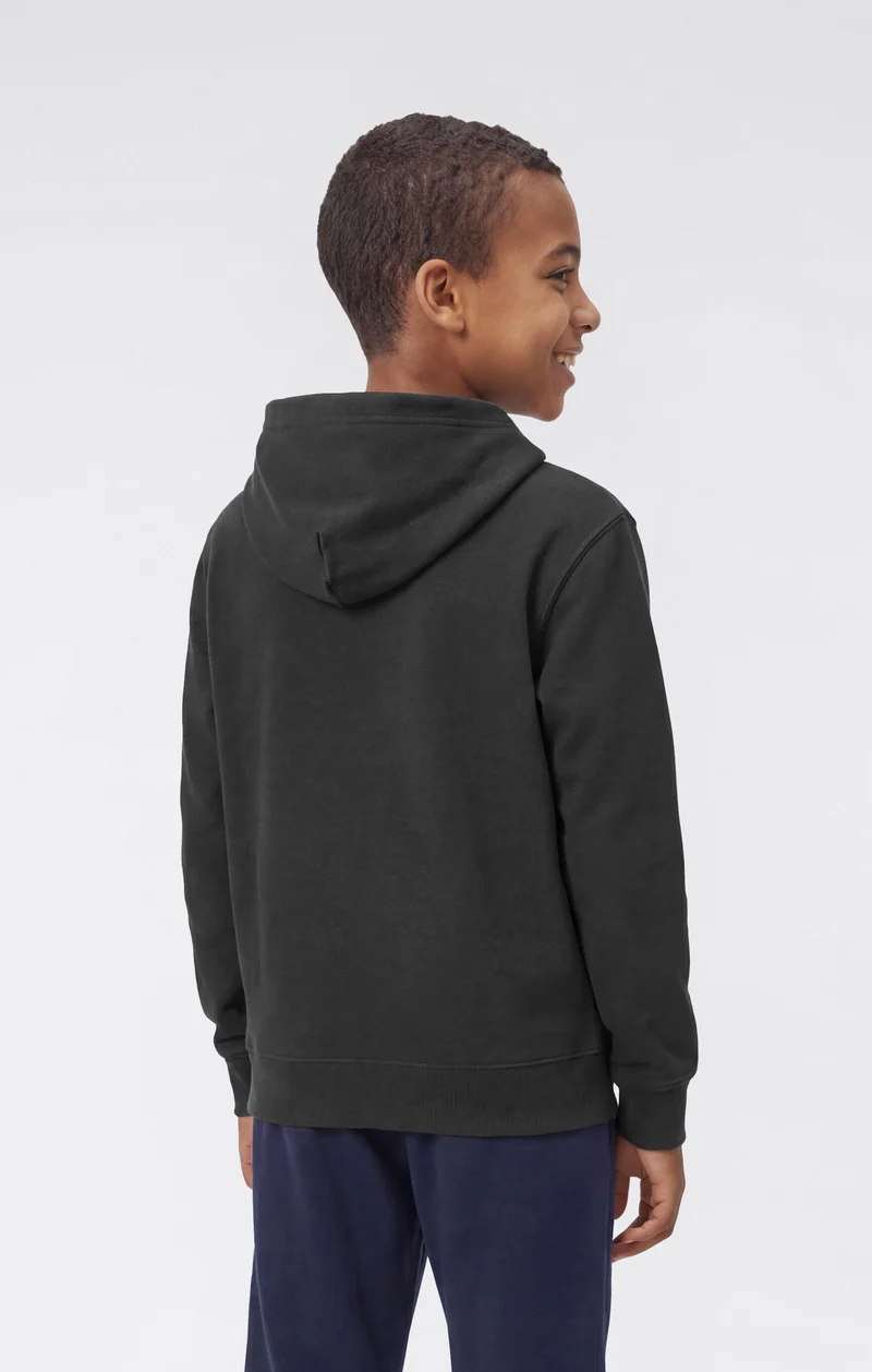 Boys’ Lightweight Hooded Sweatshirt with Tonal Embroidered Maxi Logo Icons