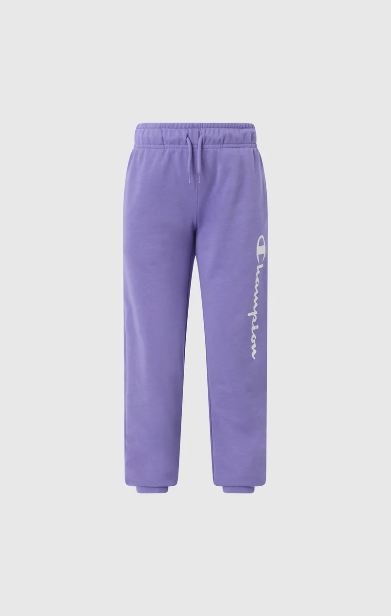 Boys’ Lightweight Jogger Pants with Rib Cuffs and Maxi Printed Logo
