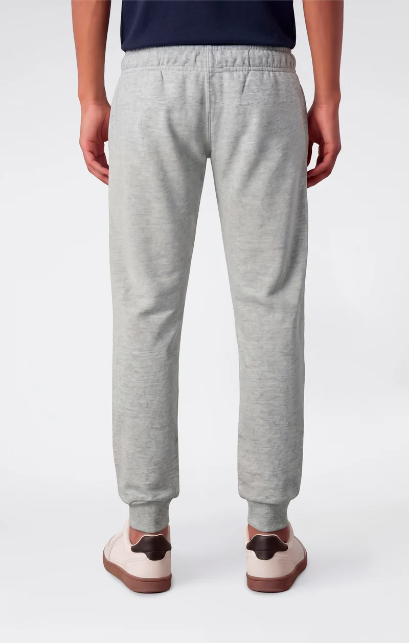 Boys’ Lightweight Jogger Pants with Rib Cuffs and Maxi Printed Logo