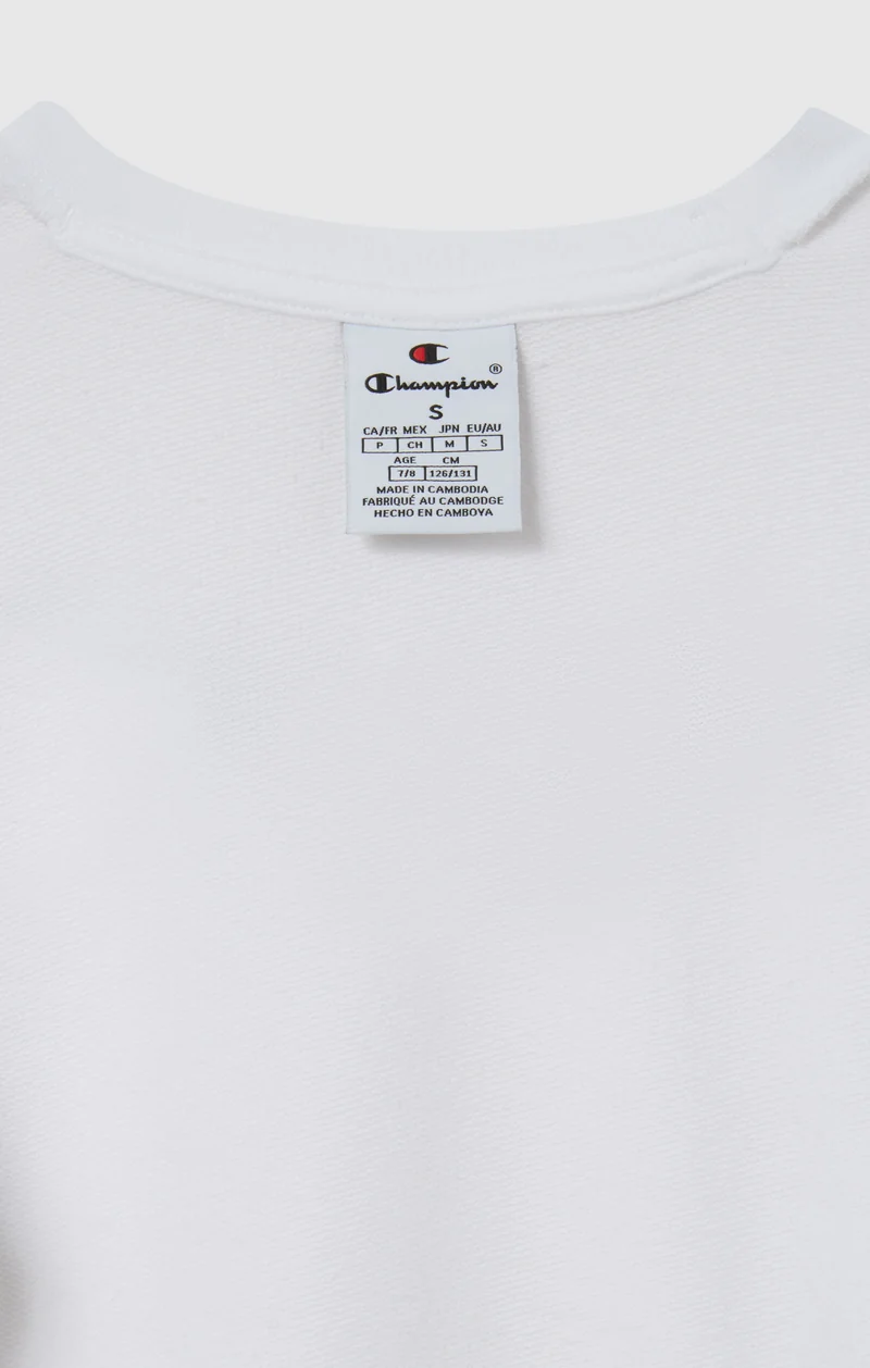 Boys’ Lightweight Crewneck Sweatshirt with Maxi Printed Logo