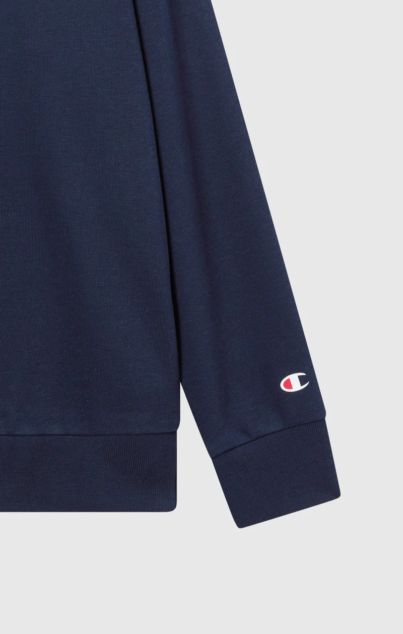 Boys’ Lightweight Crewneck Sweatshirt with Maxi Printed Logo