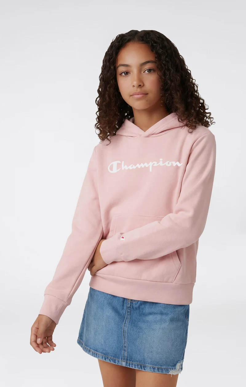 Boys’ Lightweight Hooded Sweatshirt with Maxi Printed Logo