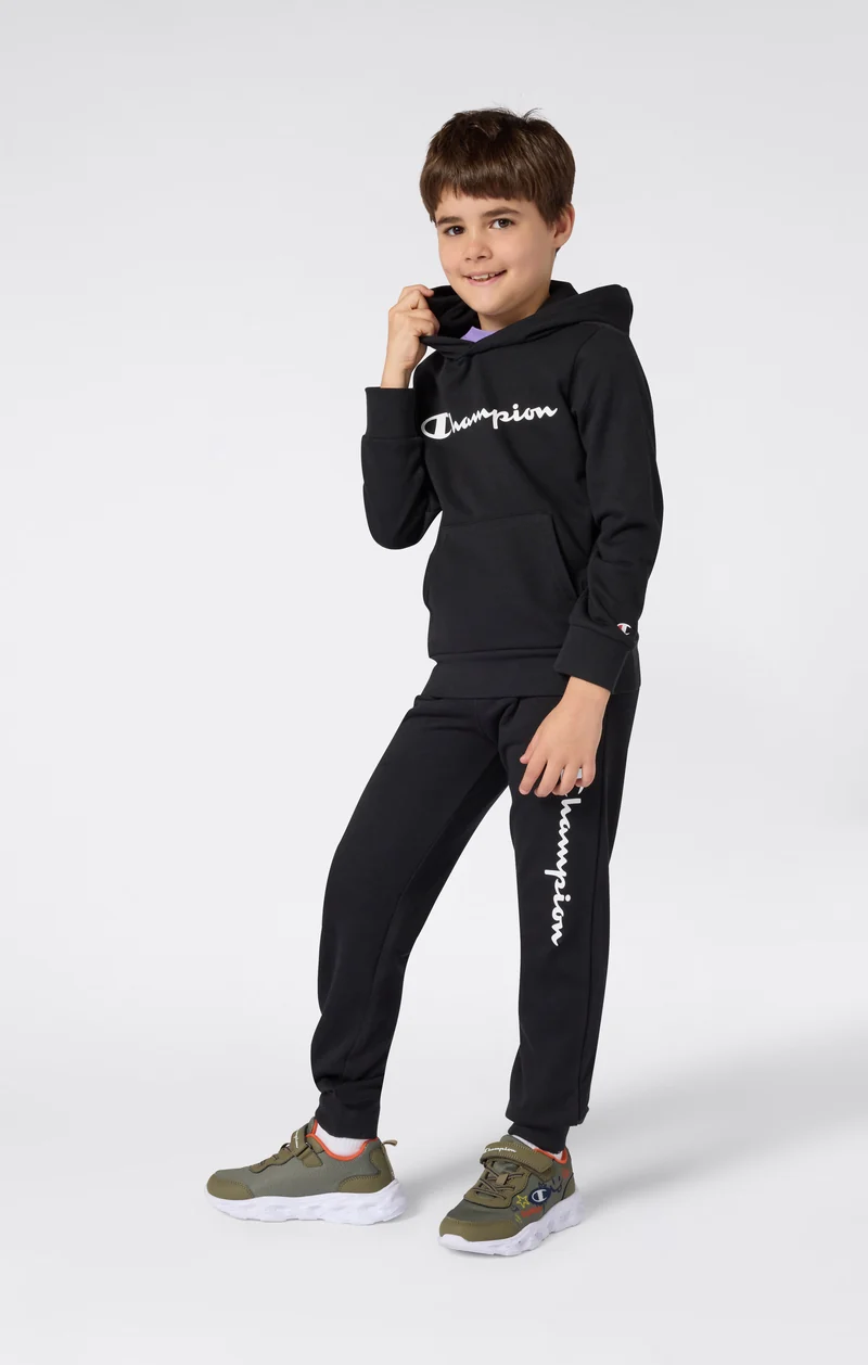 Boys’ Lightweight Hooded Sweatshirt with Maxi Printed Logo