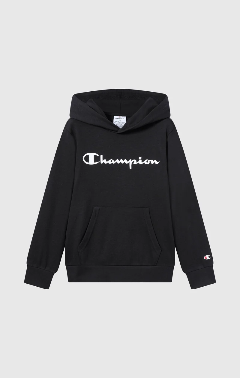 Boys’ Lightweight Hooded Sweatshirt with Maxi Printed Logo