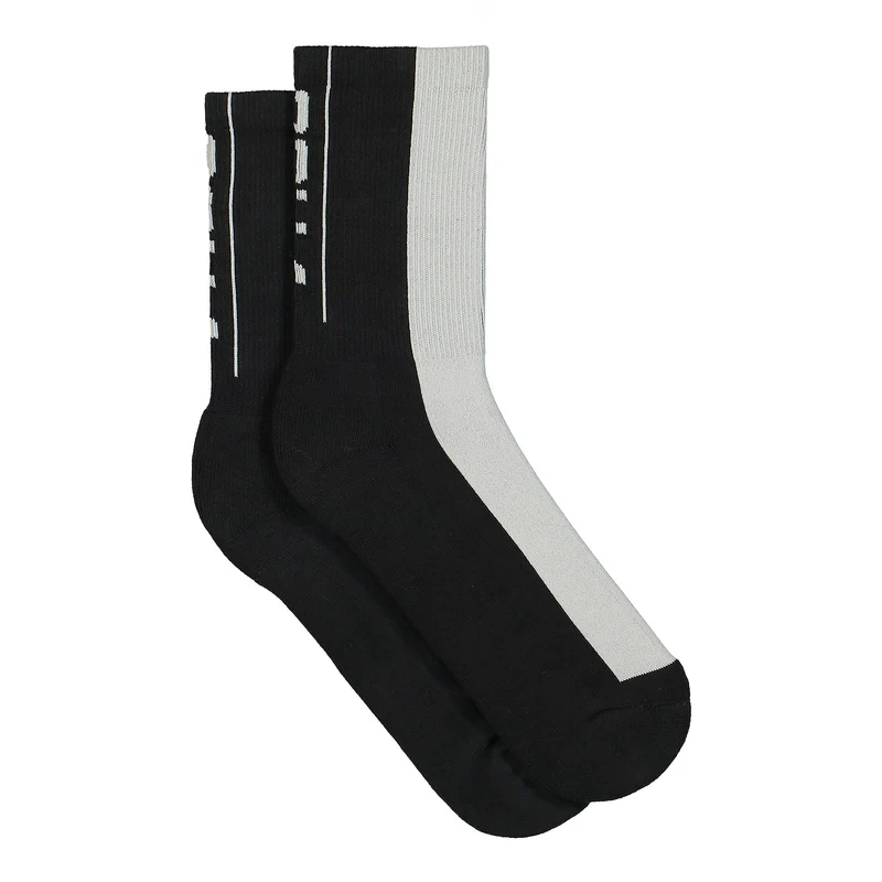 Color-Block Logo Socks