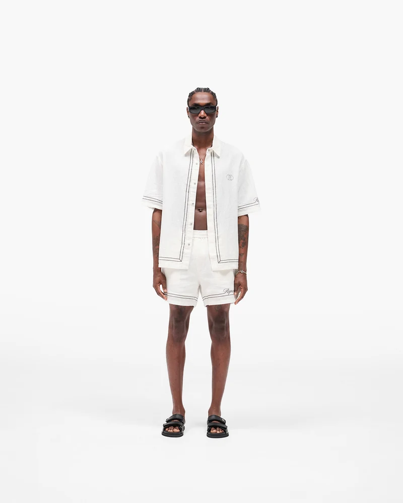 Border Short - Whisper White