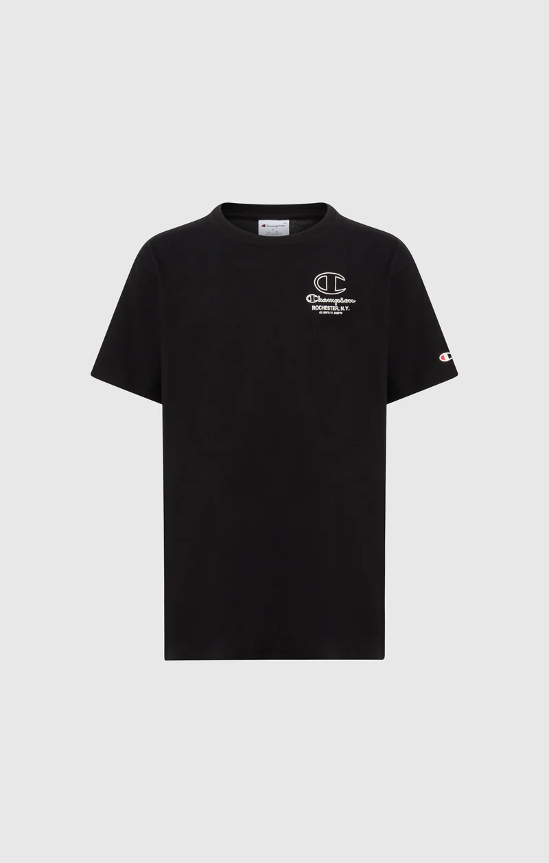 Boys’ Crewneck T-shirt with Puff Print