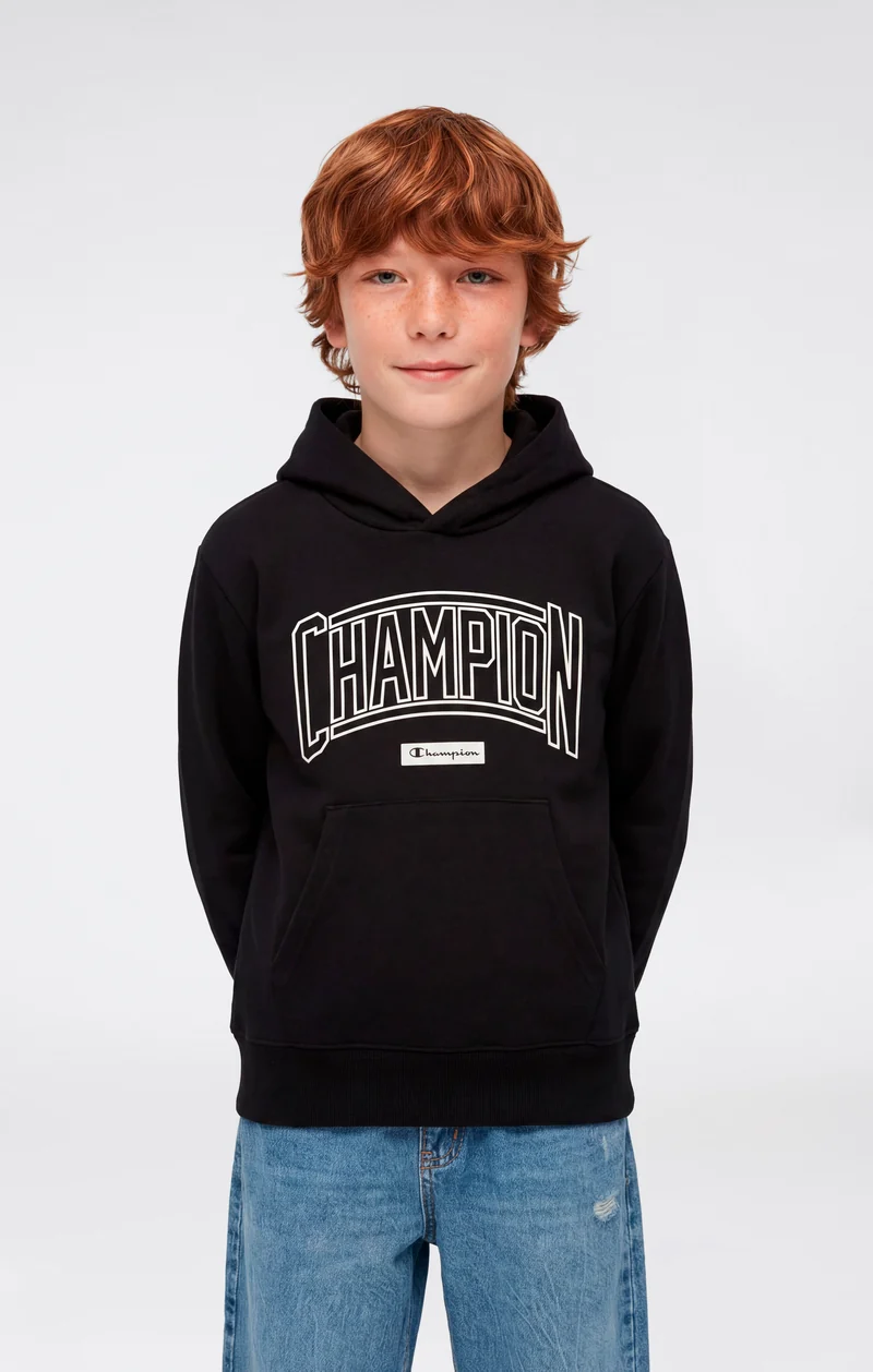 Boys’ Hooded Sweatshirt with Puff Print