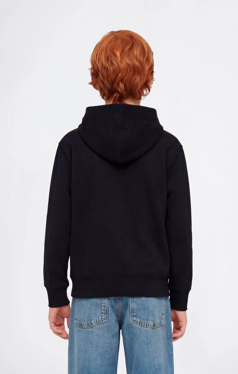 Boys’ Hooded Sweatshirt with Puff Print