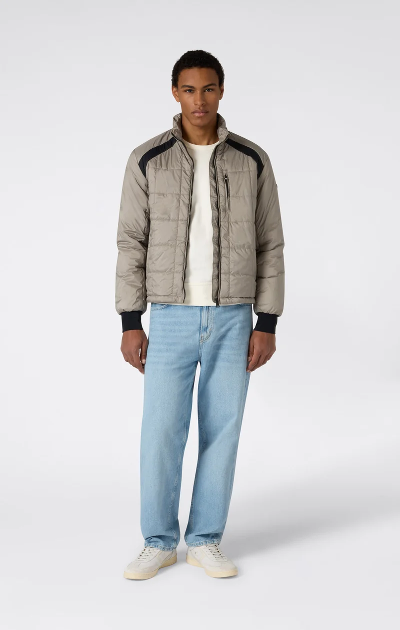 Men’s Padded Hooded Jacket with Full Zip